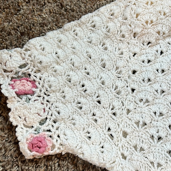 Vintage Colleen’s Collectables Hand Knitted Top sz Medium - Picture 3 of 9